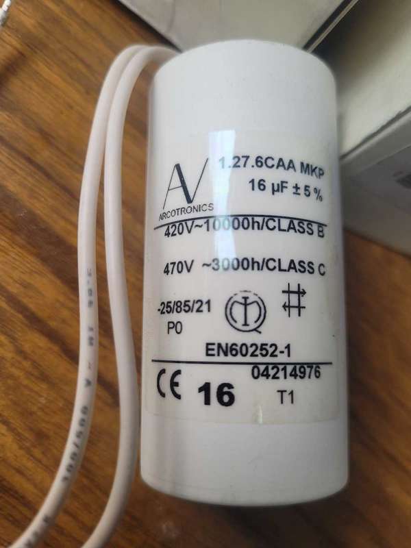 UNUSED.. CAME 16uF Capacitor (3199Q16D40)
