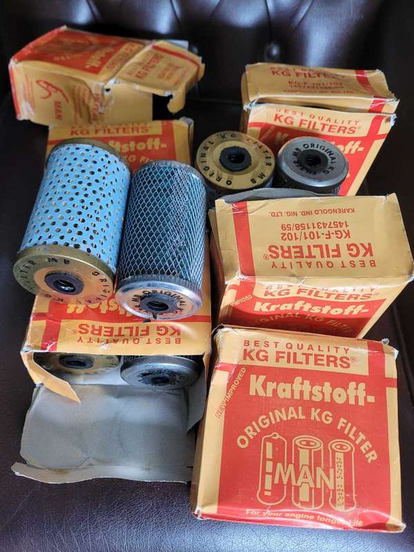ORIGINAL KG Krafstoff  Twin-Pack Fuel Filters.  (Bid per Box)