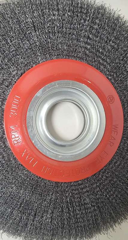3000 Rpm Ultra Pus Twisted Wire Brush Wheel