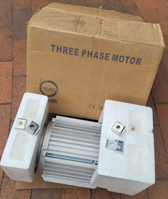3Kw BRAND NEW, BOXED BMG 3-Phase Electric Motor.    LAST ONE...