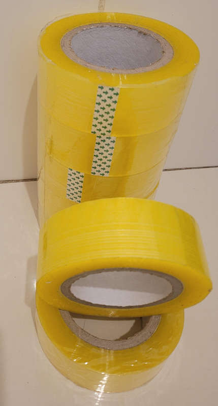 200m Sellotape (43mm Width x 19mm Thickness). Bid Per Piece