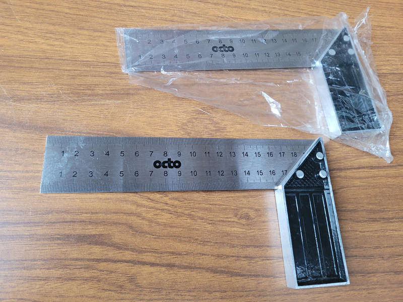 OCTO Metal Try Square. (As Pictured)
