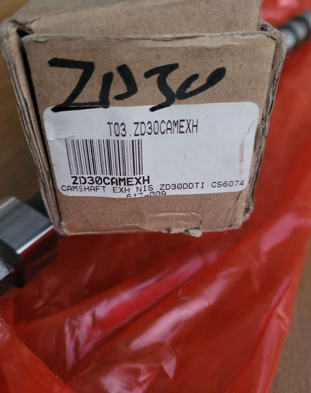 NISSAN PATROL 3.0L 16V Diesel CAMSHAFT ZD30-CAMEXH  (Bid Per Piece)