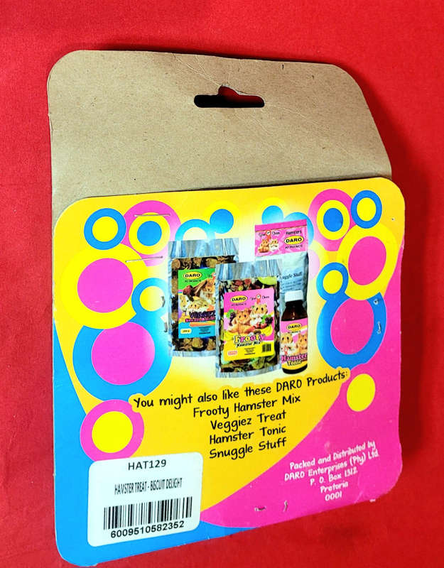 DARO HAMSTER BISKUIT TREATS.  LAST ONE...