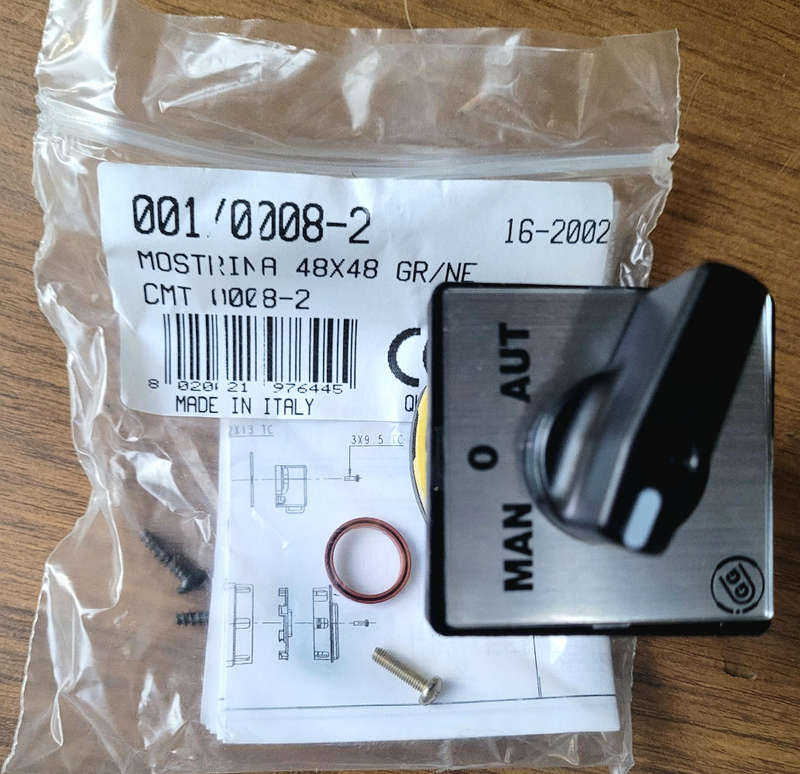 GIOVENZANA Rotary MANUAL/AUTO Cam Switch  (C020008R001B)  LAST ONE...