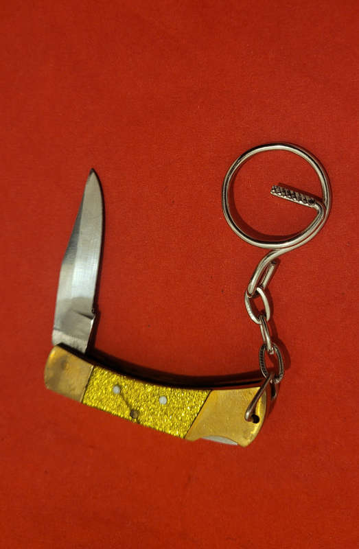 Vintage Hand Made Brass-Capped Stainless Steel Mini Pocket Knives