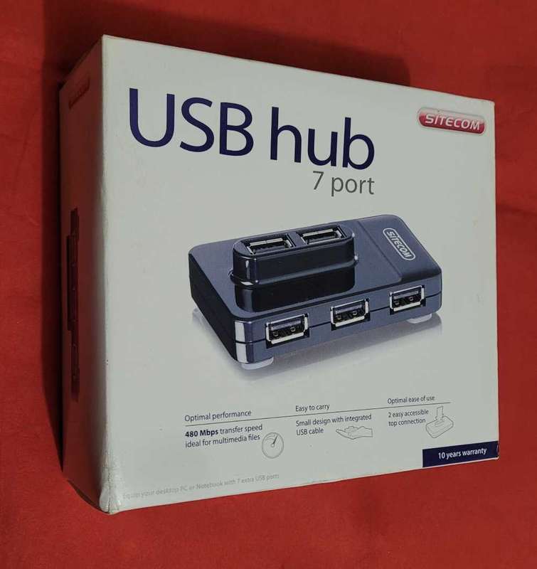 SITECOM 7-Port 480 Mbps USB Hub (CN-051)  LAST ONE