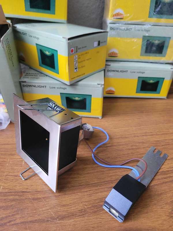 RADIANT High Quality Stainless Steel Low Voltage Down Light (CB51).   Bid Per Piece.    LAST ONES...