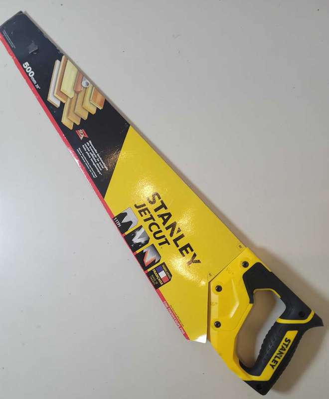 ORIGINAL...STANLEY 500mm Jet-Cut 4" Wood Saw