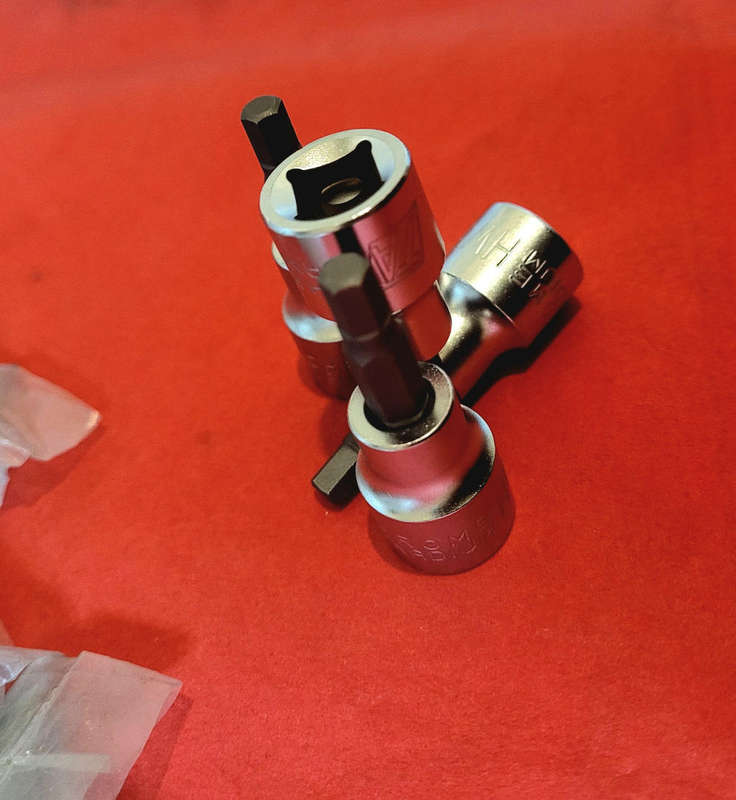 5mm Chrome Vanadium Hex Bit Socket. Bid Per Piece