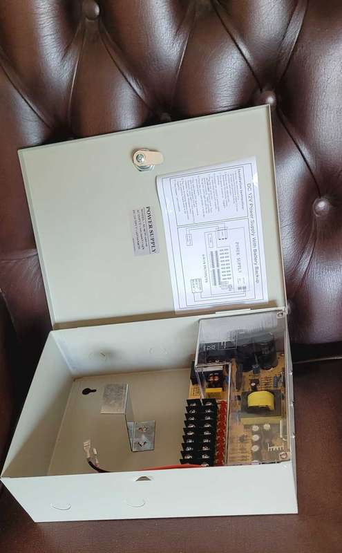 UNUSED 12v Back Up Power Supply. No Key/Screws