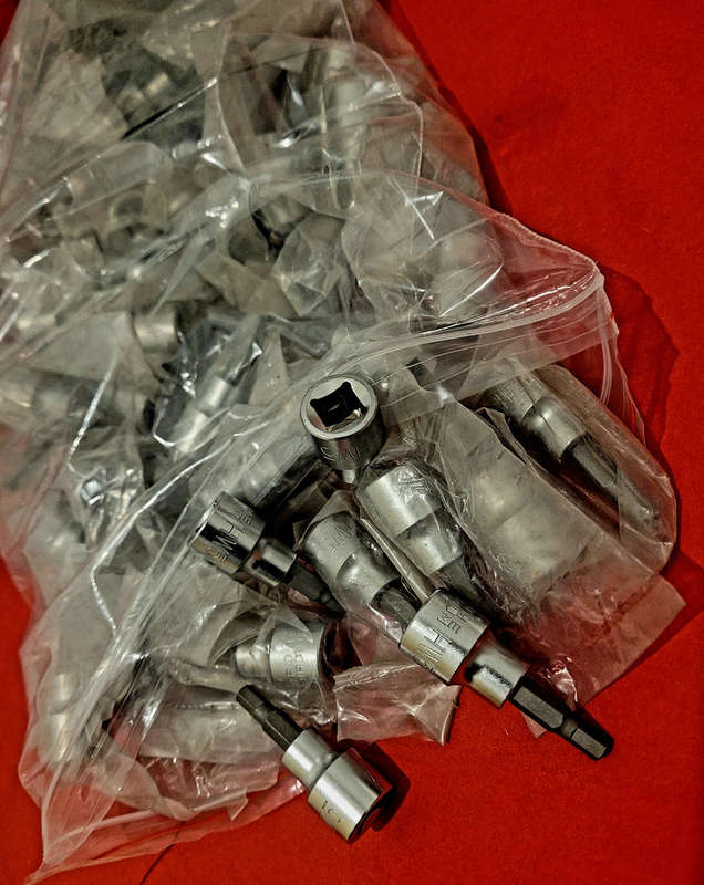 5mm Chrome Vanadium Hex Bit Socket. Bid Per Piece