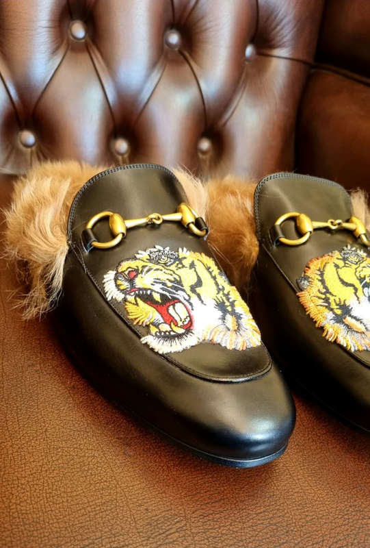 UNISEX...ORIGINAL High End GUCCI PRINCETOWN (UK 7) Men`s Genuine Leather Loafers. (UK Import)