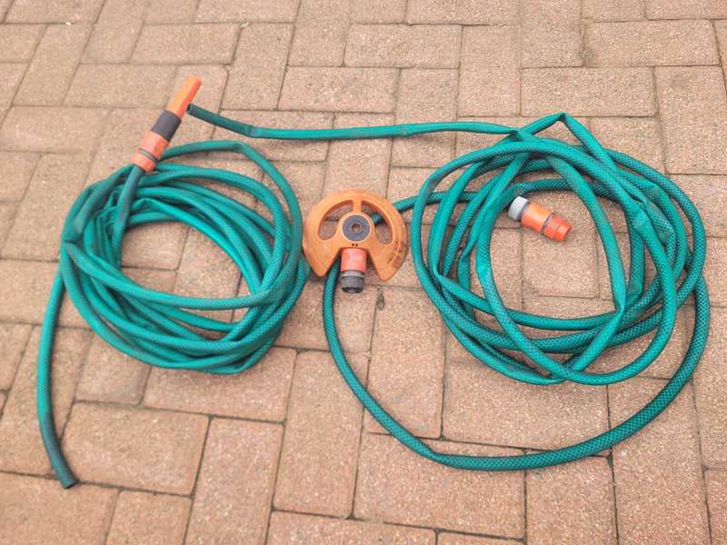 Used Garden Hoses Bundle. (9cm x 7cm). Bid Per Lot