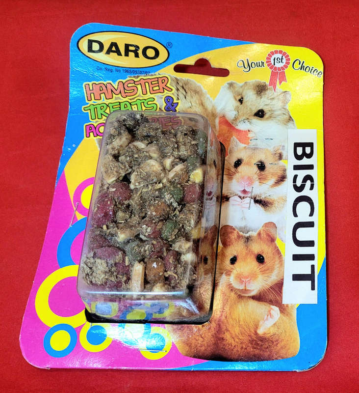 DARO HAMSTER BISKUIT TREATS.  LAST ONE...