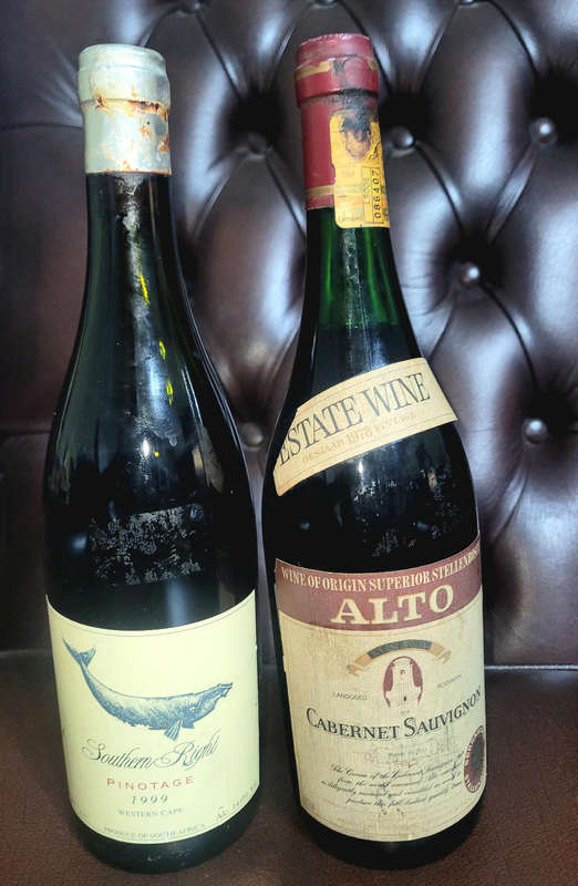 Collector`s Vintage Wine Collection.  ALTO: 1978 / SOUTHERN RIGHT: 1999. (Bid Per Bottle)