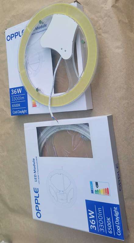 36w Magnetic/Screw-On OPPLE LED Module, 220 - 240v (Bid Per Piece Piece)