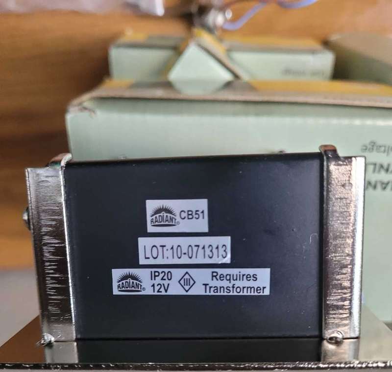 RADIANT High Quality Stainless Steel Low Voltage Down Light (CB51).   Bid Per Piece.    LAST ONES...