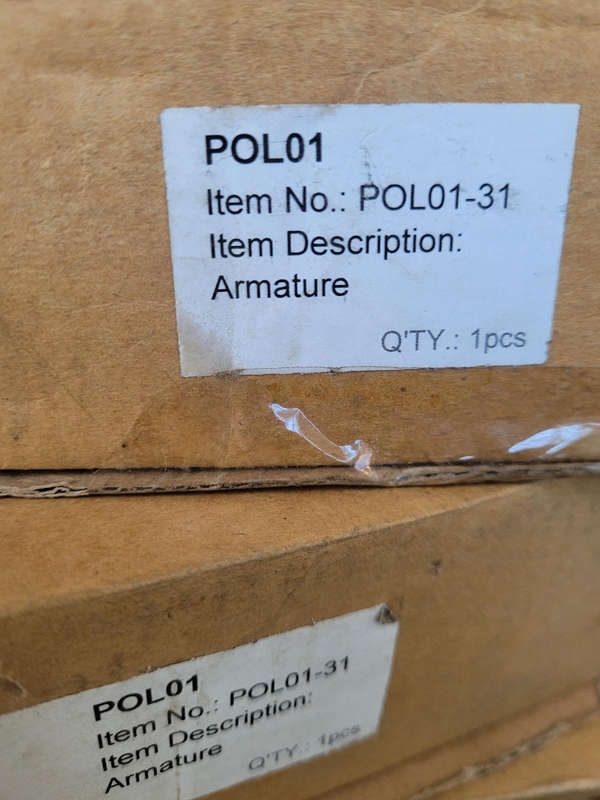 UNUSED...ARMATURE For Small Polishing Machines (POL01-31)  Bid Per Piece