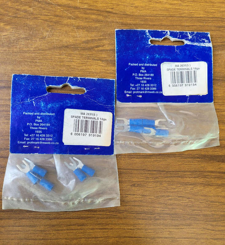 Pre-Insulated Spade Terminals. (Bid Per Pack)