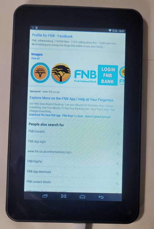7" Clean-Used AZPEN WIFI TABLET (A727)