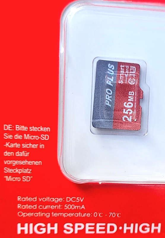256 GB memory card
