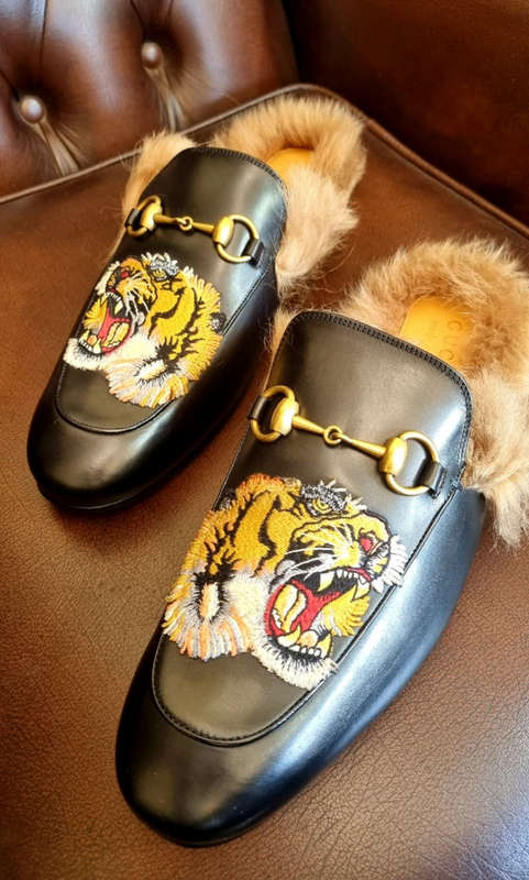 UNISEX...ORIGINAL High End GUCCI PRINCETOWN (UK 7) Men`s Genuine Leather Loafers. (UK Import)