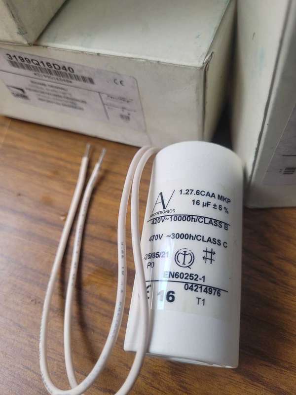 UNUSED.. CAME 16uF Capacitor (3199Q16D40)
