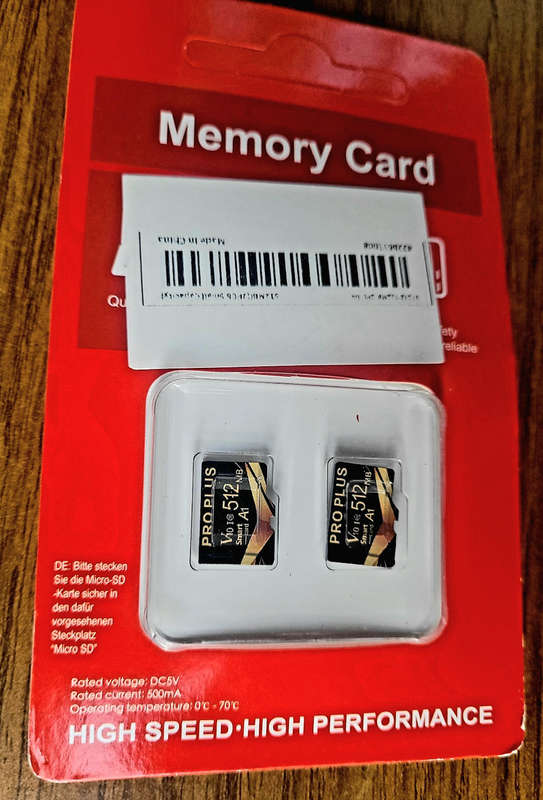512 GB memory card