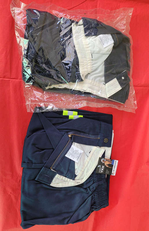 MAX PPE Reflective Triple-Stitched Work PANTS ONLY  Chest 127/50, Waist 117/46 (Bid per piece)