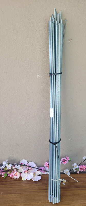 17.65Kg Threaded Rods (+-) 45x Various Sizes. (Bid Per Lot)