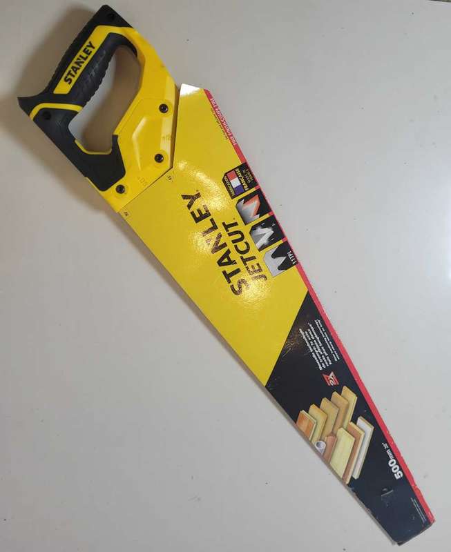 ORIGINAL...STANLEY 500mm Jet-Cut 4" Wood Saw