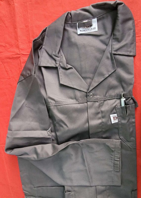 Quality WORKHORSE Grey Work TOP ONLY (XL).