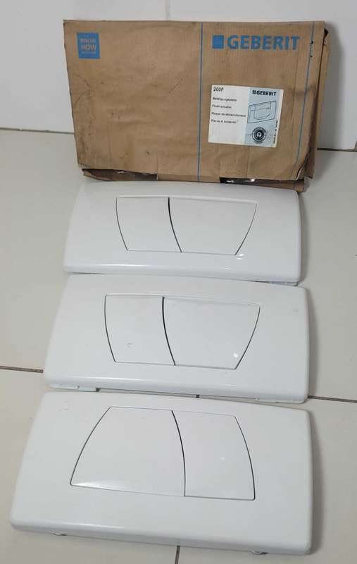 UNUSED GEBERIT Wall-Mount Toilet Flush Actuator (Bid Per Piece)