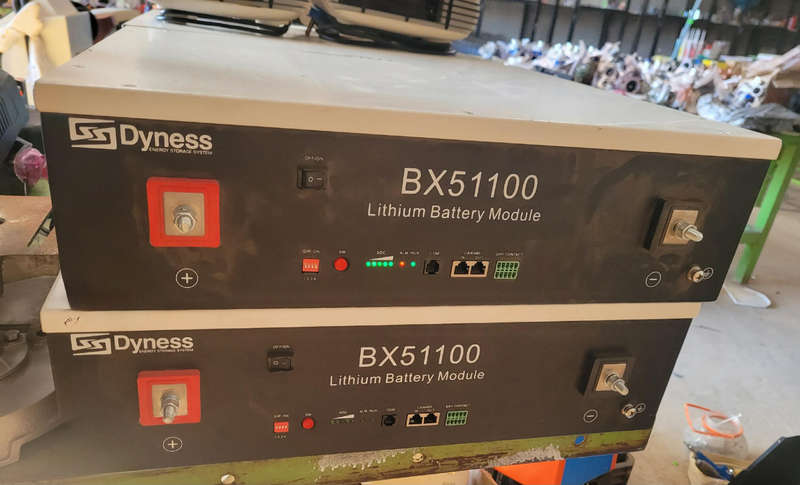 DYNESS BX51100 Lithium Battery Module. Some Store Room Dust But Working