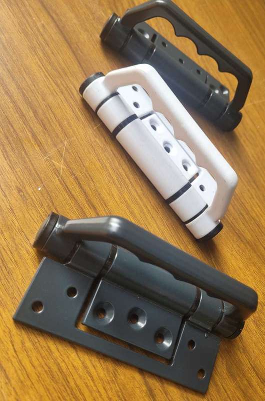 ASSORTED Aluminium Folding Flush Door Hinges/Handles (Bid Per Piece)