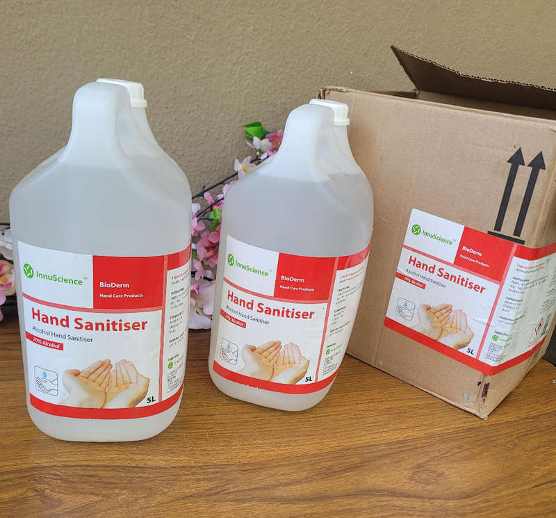 5L Hand Sanitiser. (Bid Per Piece)