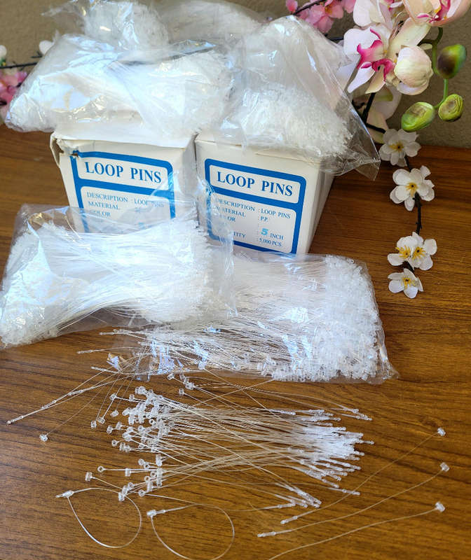 5000/Box  5 Inch Retail Store Loop Pins. Bid Per Box