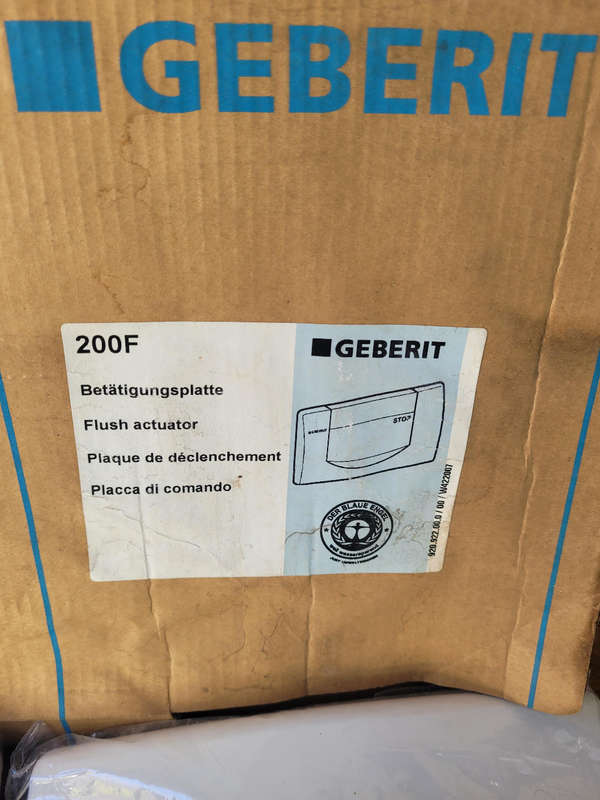 UNBOXED...GEBERIT Replacement Flush Actuator. Bid Per Piece