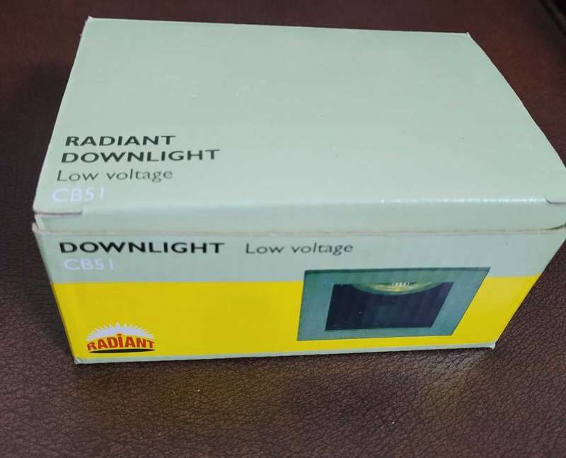 RADIANT High Quality Stainless Steel Low Voltage Down Light (CB51).   Bid Per Piece.    LAST ONES...