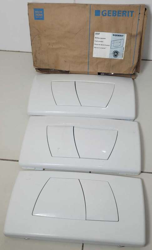 UNUSED GEBERIT Wall-Mount Toilet Flush Actuator (Bid Per Piece)