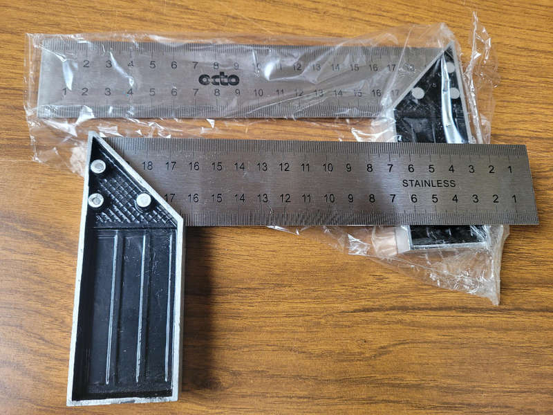 OCTO Metal Try Square. (As Pictured)