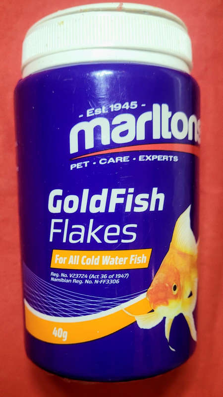 MARLTON`S GOLD FISH FLAKES - For All Cold Water Fish. EXPIRY: 02.2025