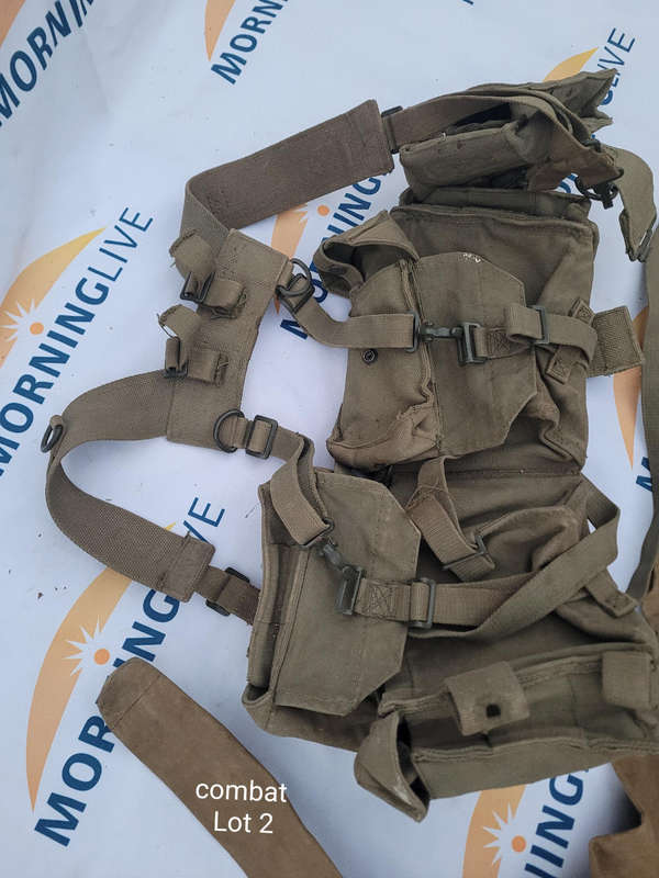 Vintage SADF Combat SKELETON WEBBING Set