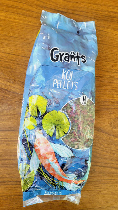 1Kg GRANT`S KOI FISH PELLETS. EXPIRY: 3 07 25