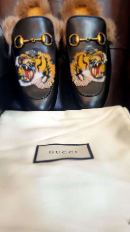 UNISEX...ORIGINAL High End GUCCI PRINCETOWN (UK 7) Men`s Genuine Leather Loafers. (UK Import)