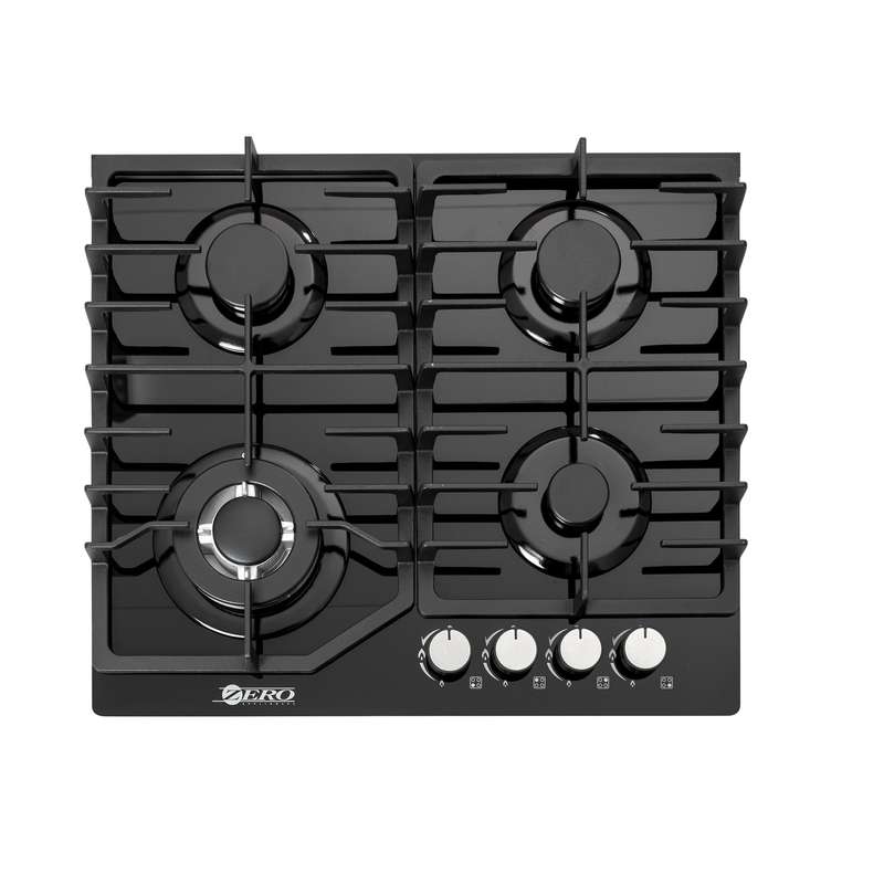 Zero 4 Burner Glass Top Gas Hob