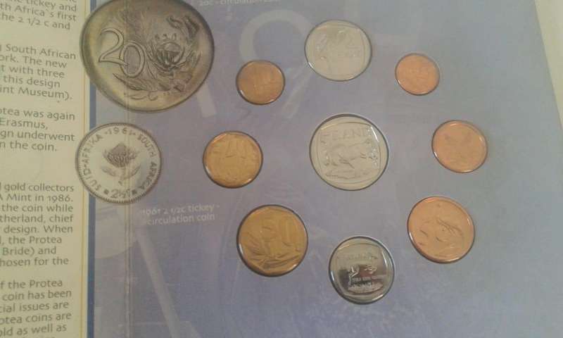 1998 RSA BRILLIANT UNCIRCULATED  PROOF SET  - SEALED COINS