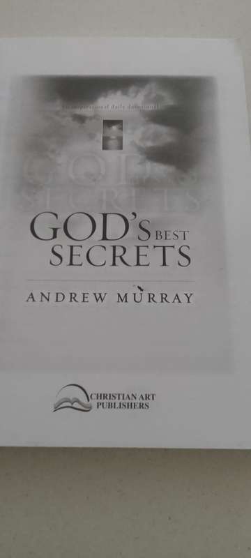BOOK: God's Best  Secrets - Andrew Murray-304 pages