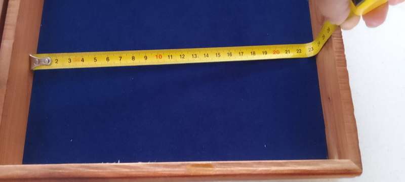 WOODEN BIBLE DISPPLAY BOX / STAND/COVER- IDEALLY FOR A FAMILY SIZE BILE